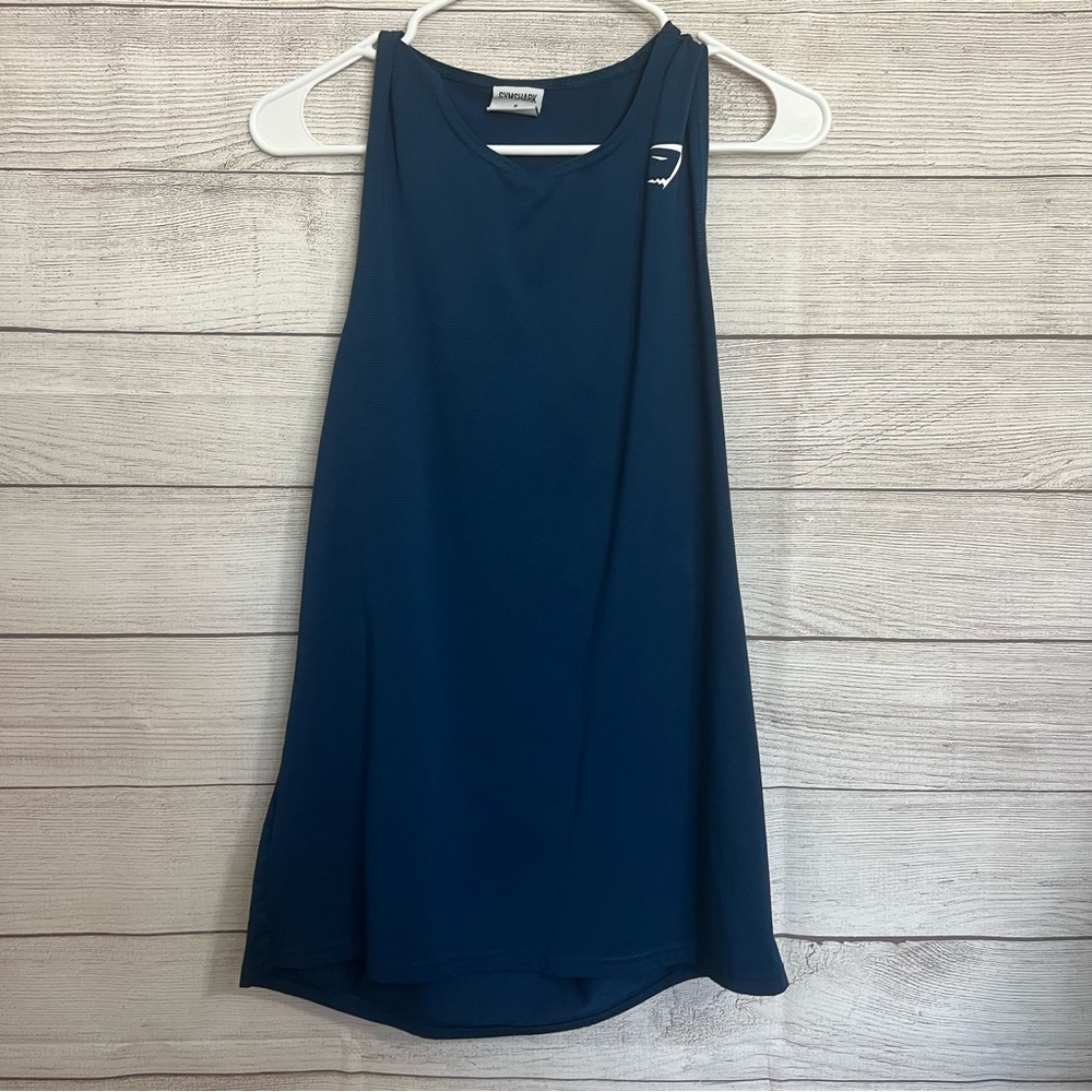 Gymshark Mens Arrival Tank Size Small - Blue